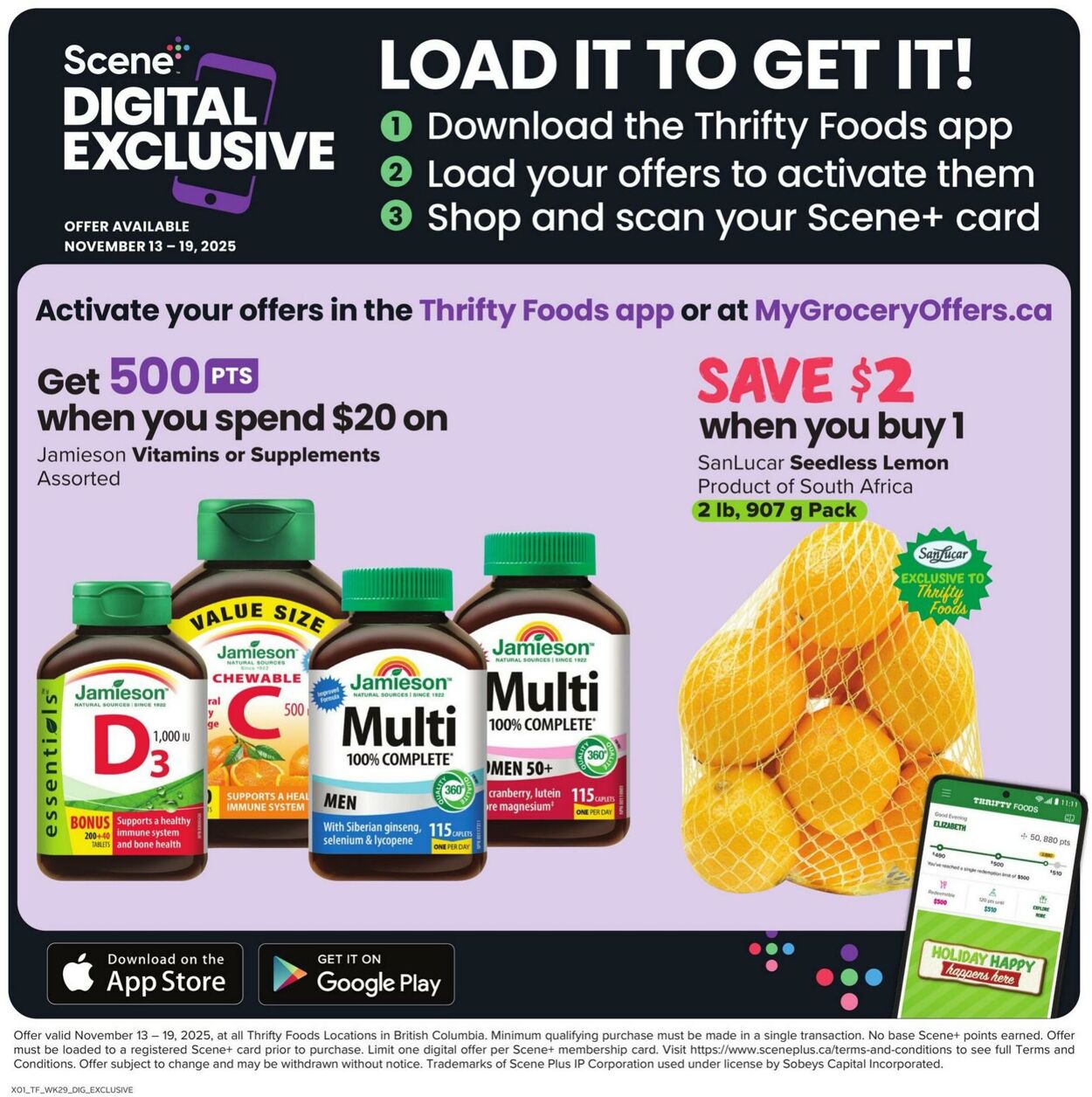 Flyer Thrifty Foods 13.11.2025 - 19.11.2025
