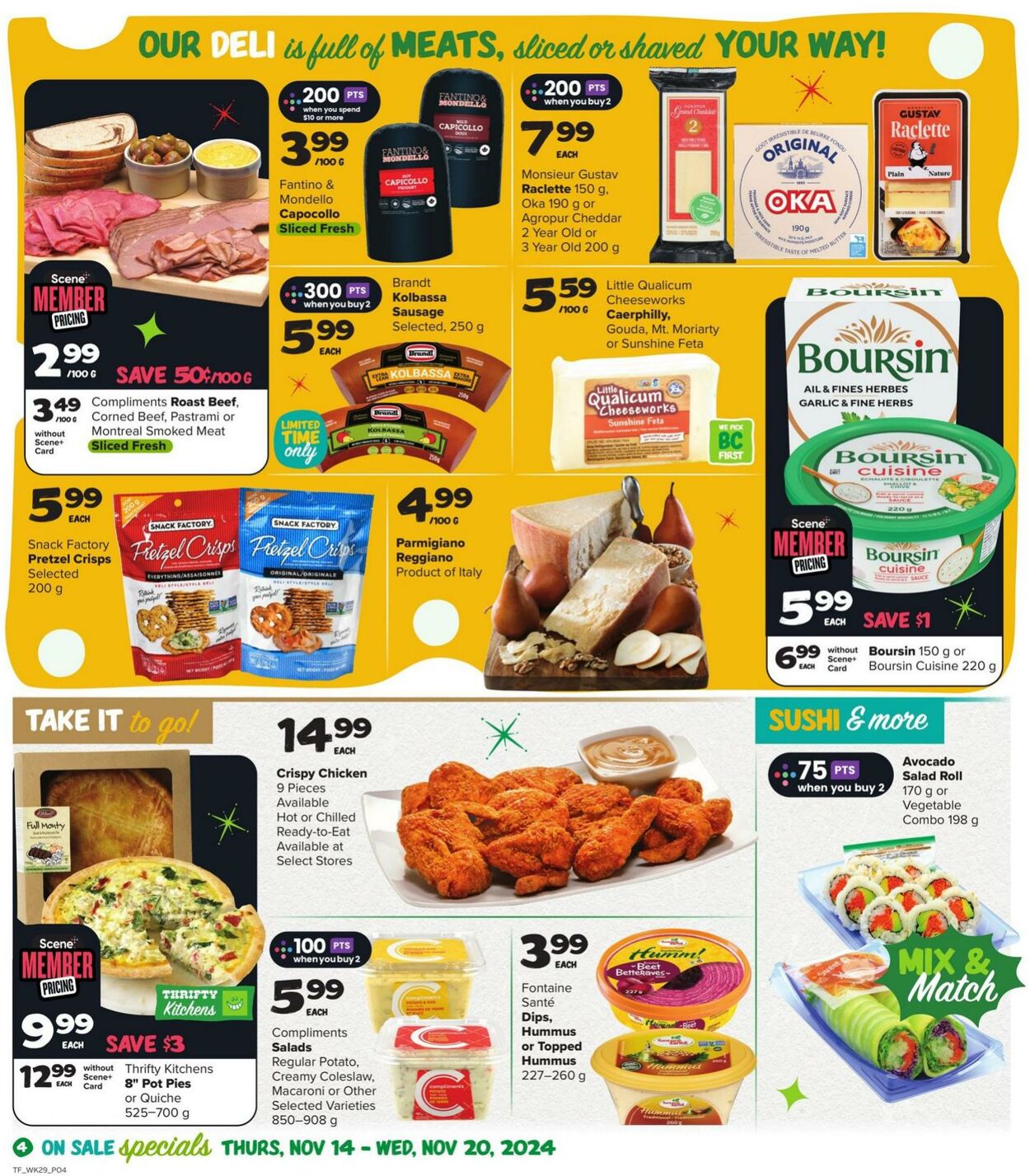 Flyer Thrifty Foods 14.11.2024 - 20.11.2024