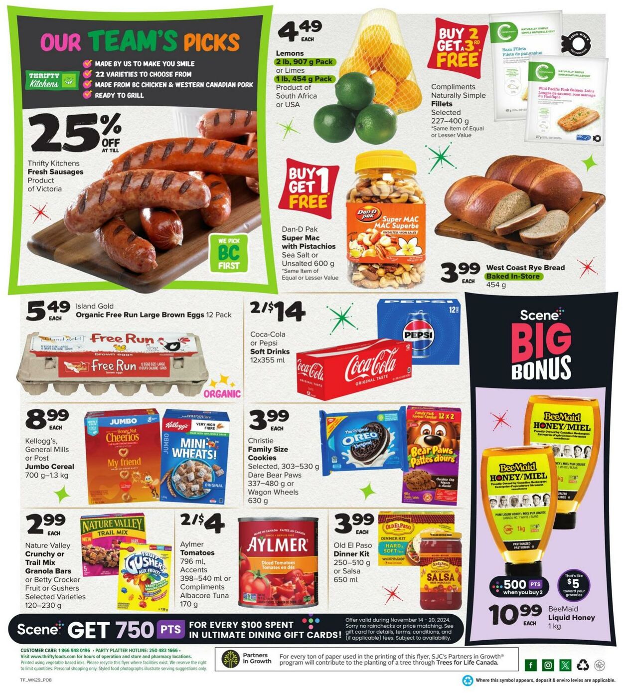 Flyer Thrifty Foods 14.11.2024 - 20.11.2024