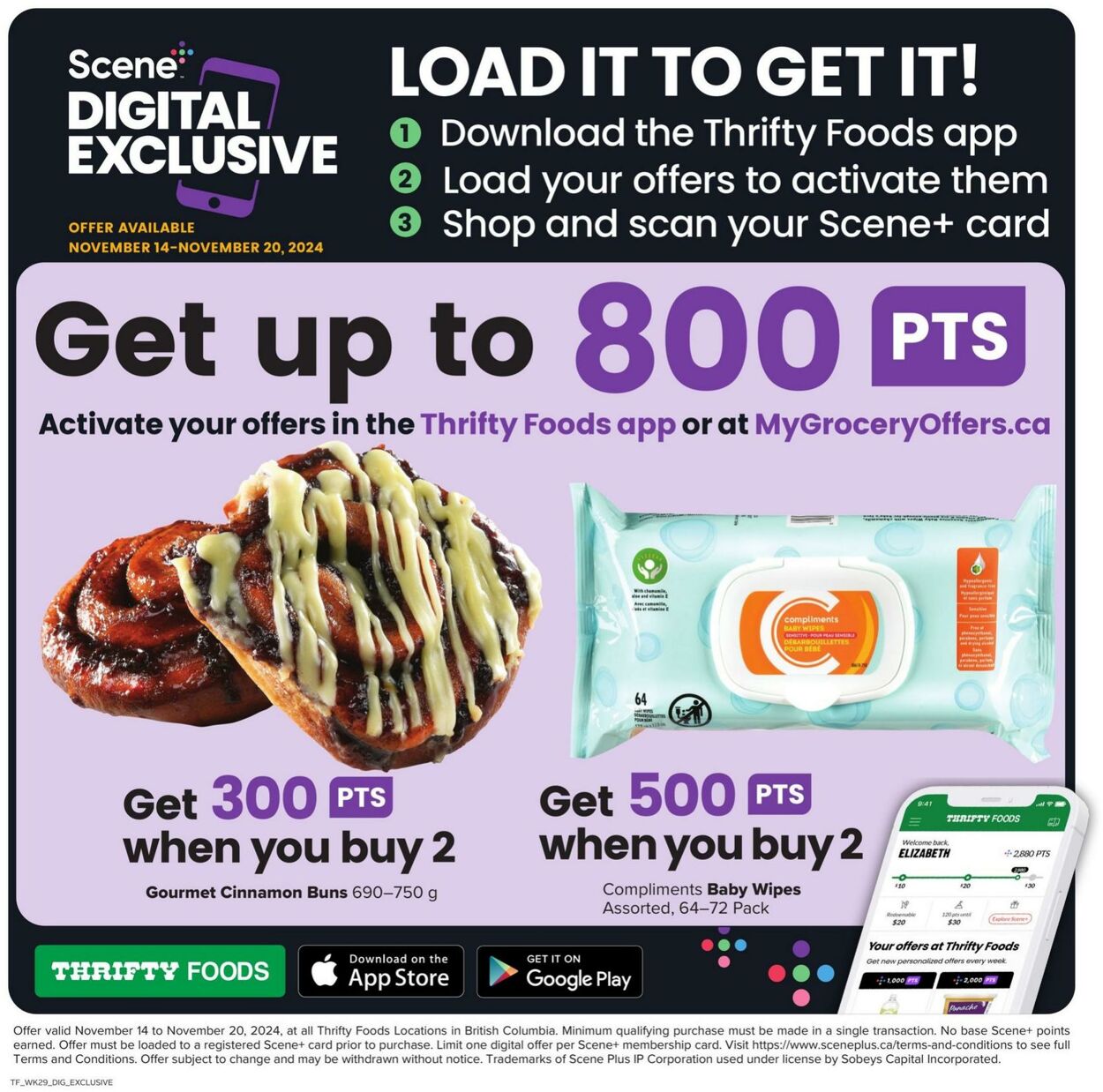 Flyer Thrifty Foods 14.11.2024 - 20.11.2024