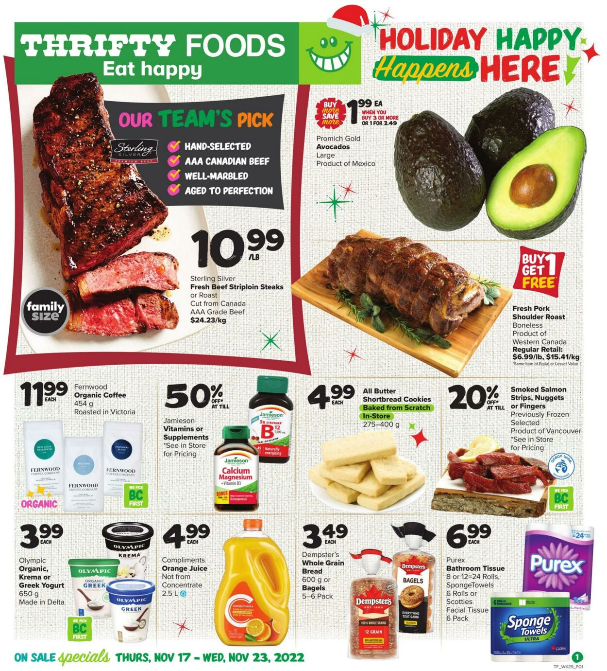 Flyer Thrifty Foods 17.11.2022-23.11.2022