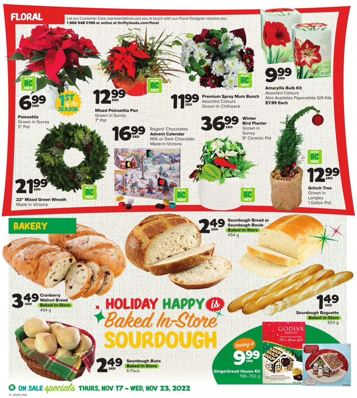 Flyer Thrifty Foods 17.11.2022 - 23.11.2022