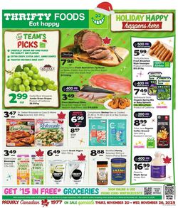 Flyer Thrifty Foods 18.12.2025 - 24.12.2025