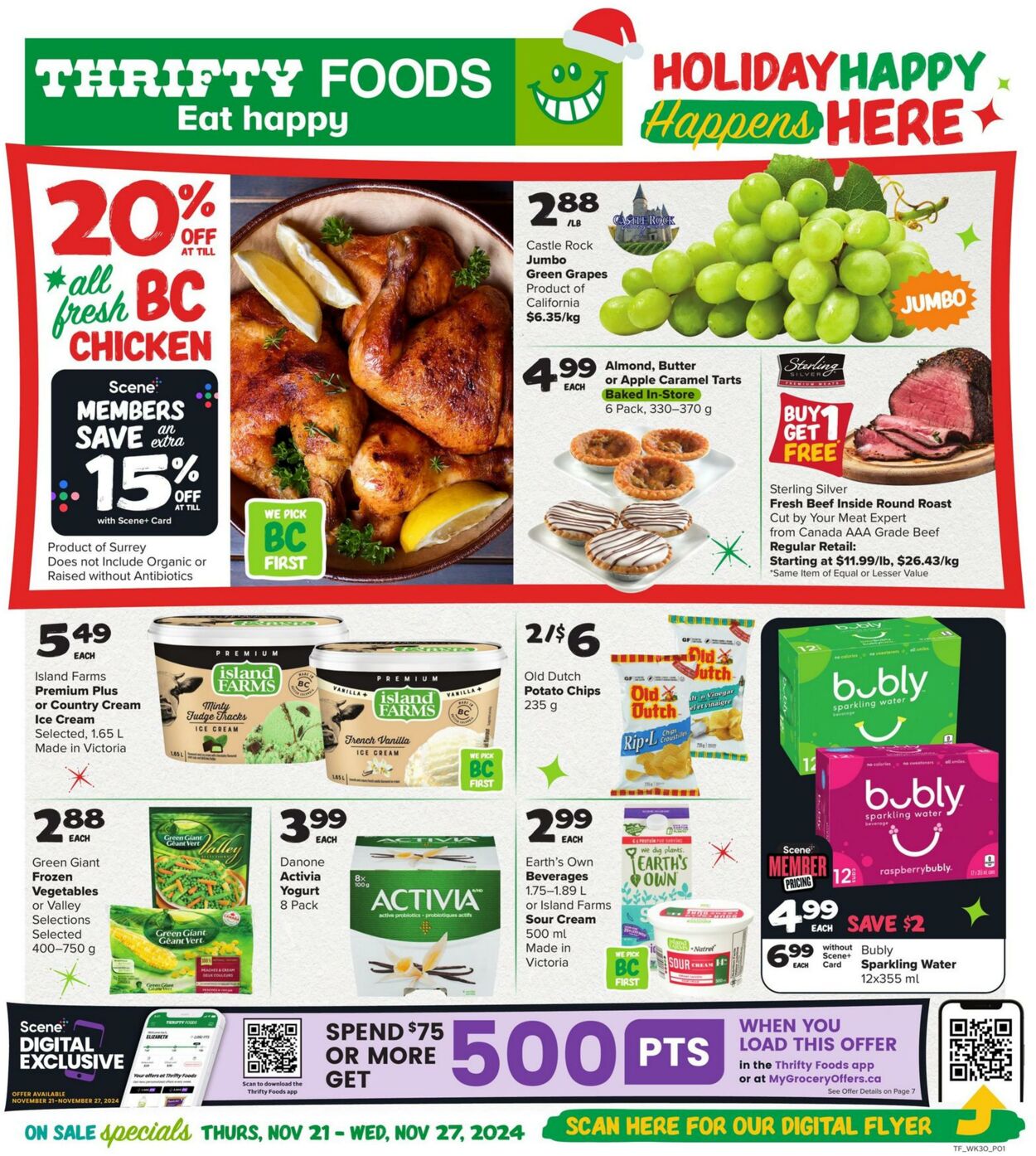 Thrifty Foods Promotional flyers