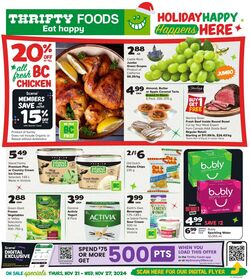 Flyer Thrifty Foods 21.11.2024 - 27.11.2024