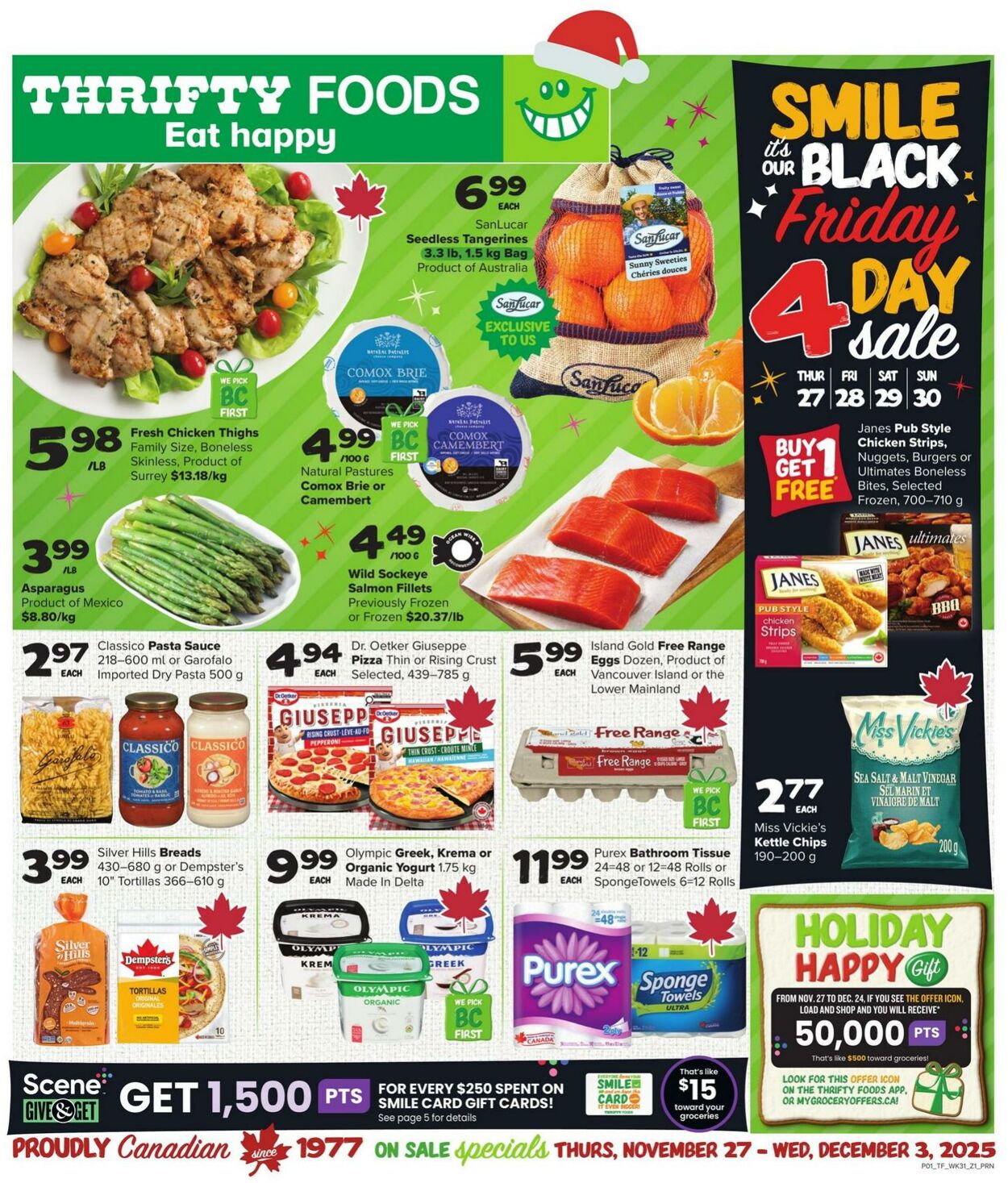 Flyer Thrifty Foods 27.11.2025 - 03.12.2025
