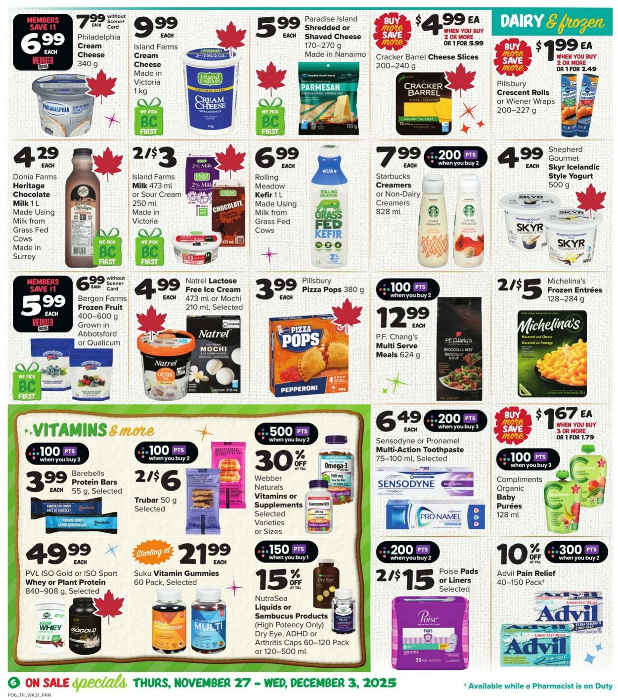 Flyer Thrifty Foods 27.11.2025 - 03.12.2025