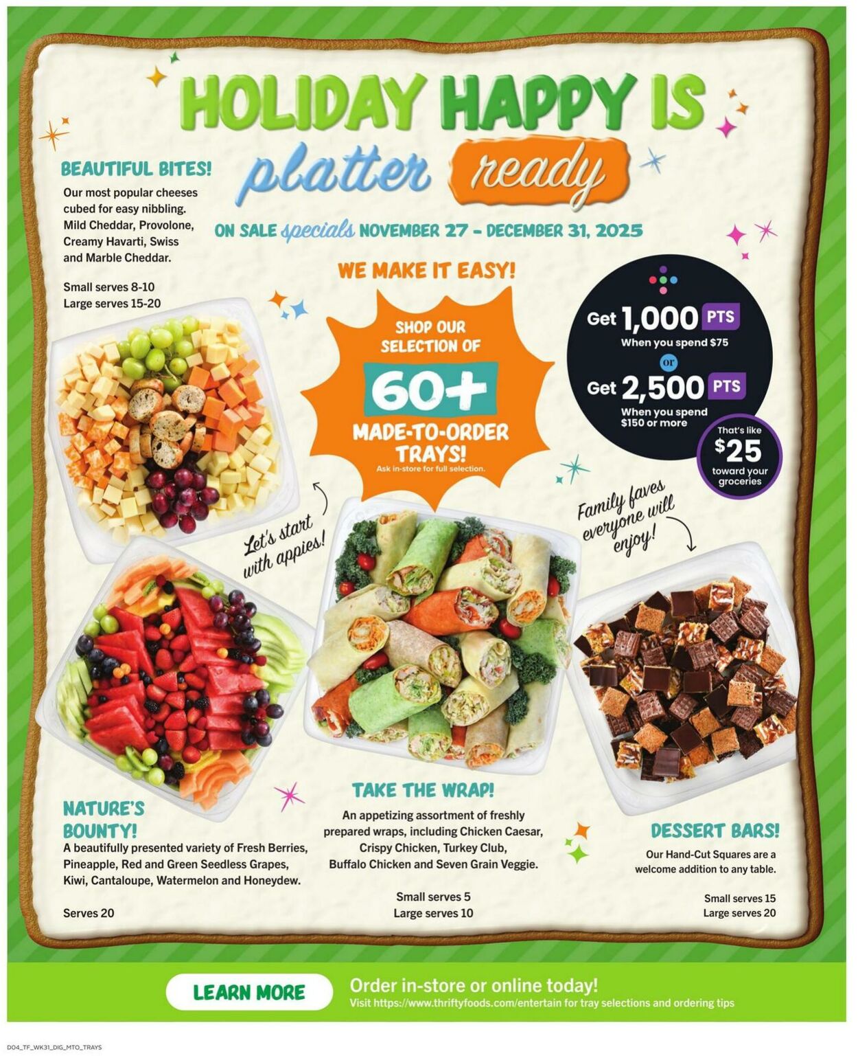 Flyer Thrifty Foods 27.11.2025 - 03.12.2025