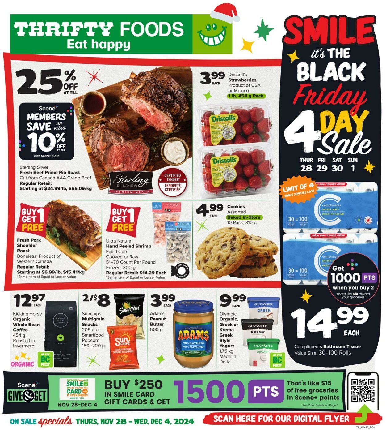 Flyer Thrifty Foods 28.11.2024 - 04.12.2024