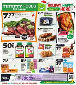 Flyer Thrifty Foods 30.11.2023 - 06.12.2023