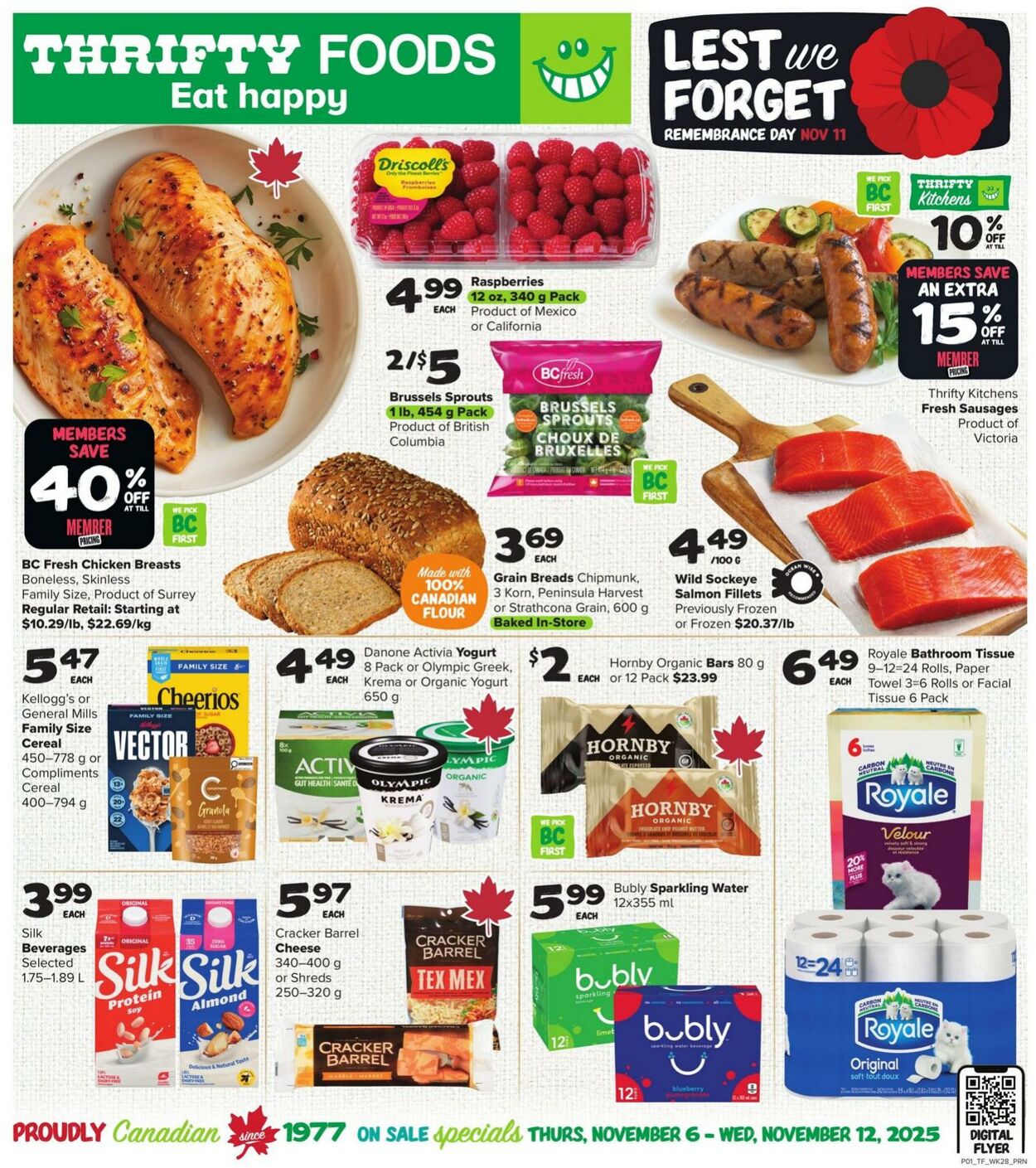 Flyer Thrifty Foods 06.11.2025 - 12.11.2025