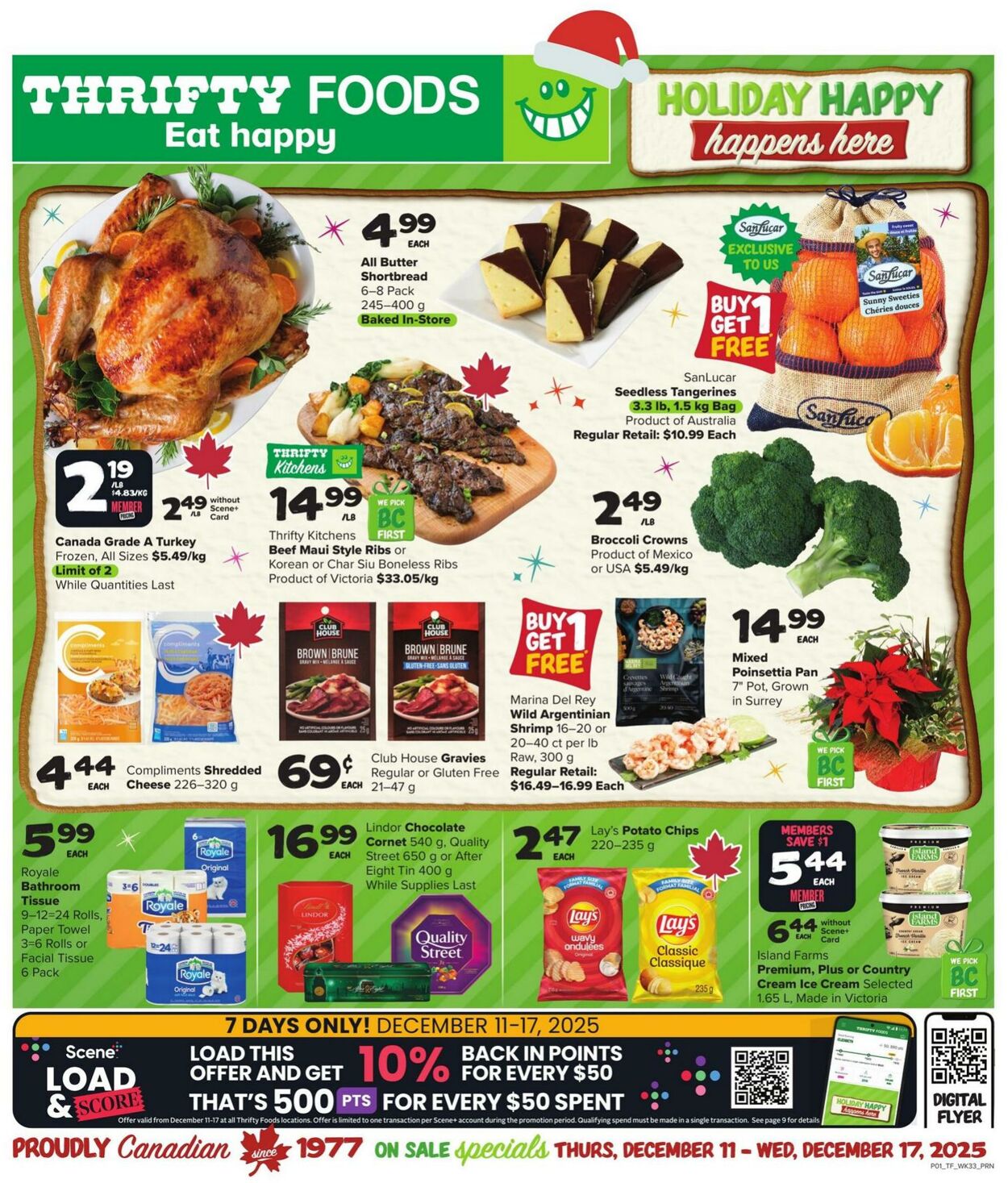 Flyer Thrifty Foods 11.12.2025 - 17.12.2025