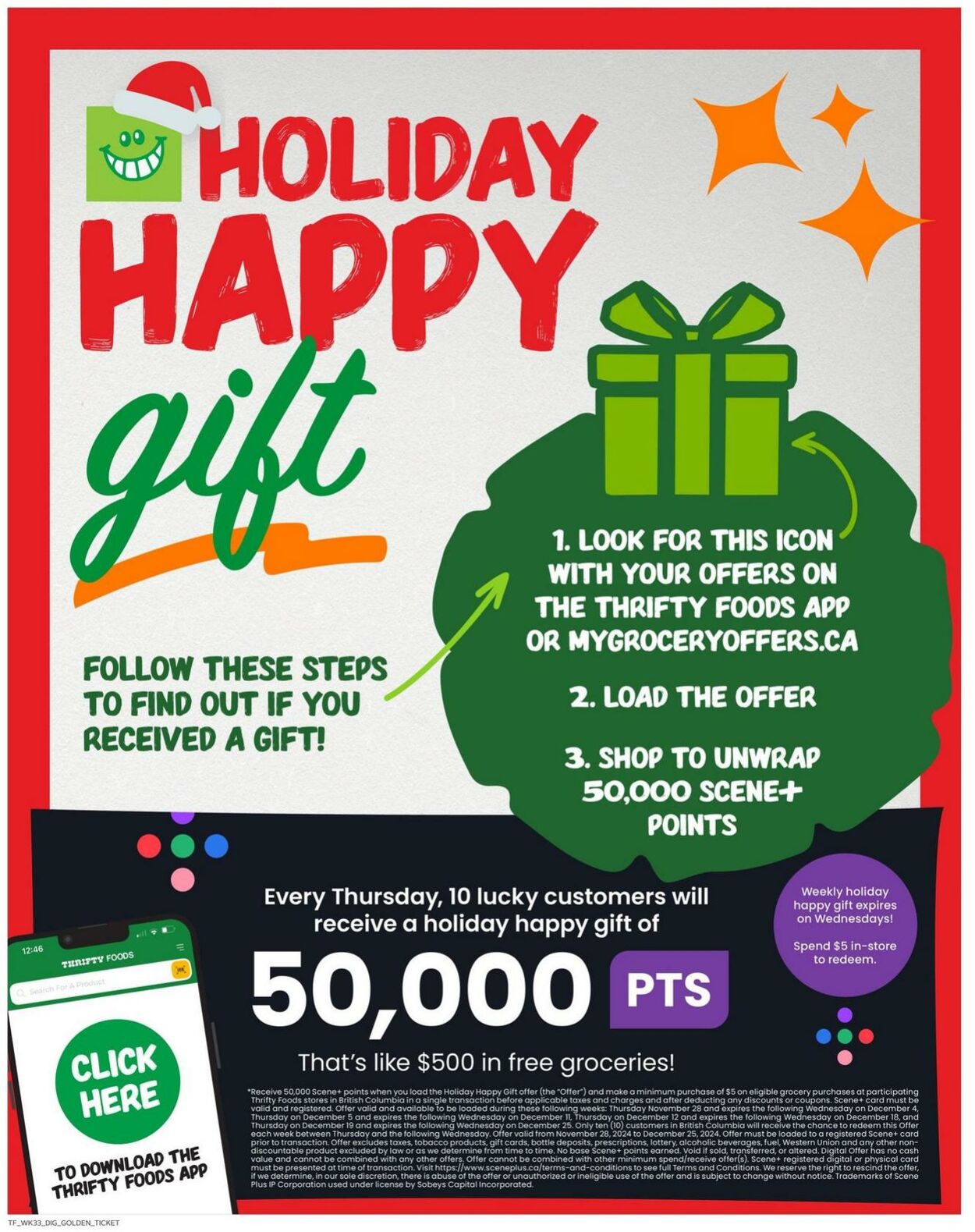 Flyer Thrifty Foods 12.12.2024 - 18.12.2024