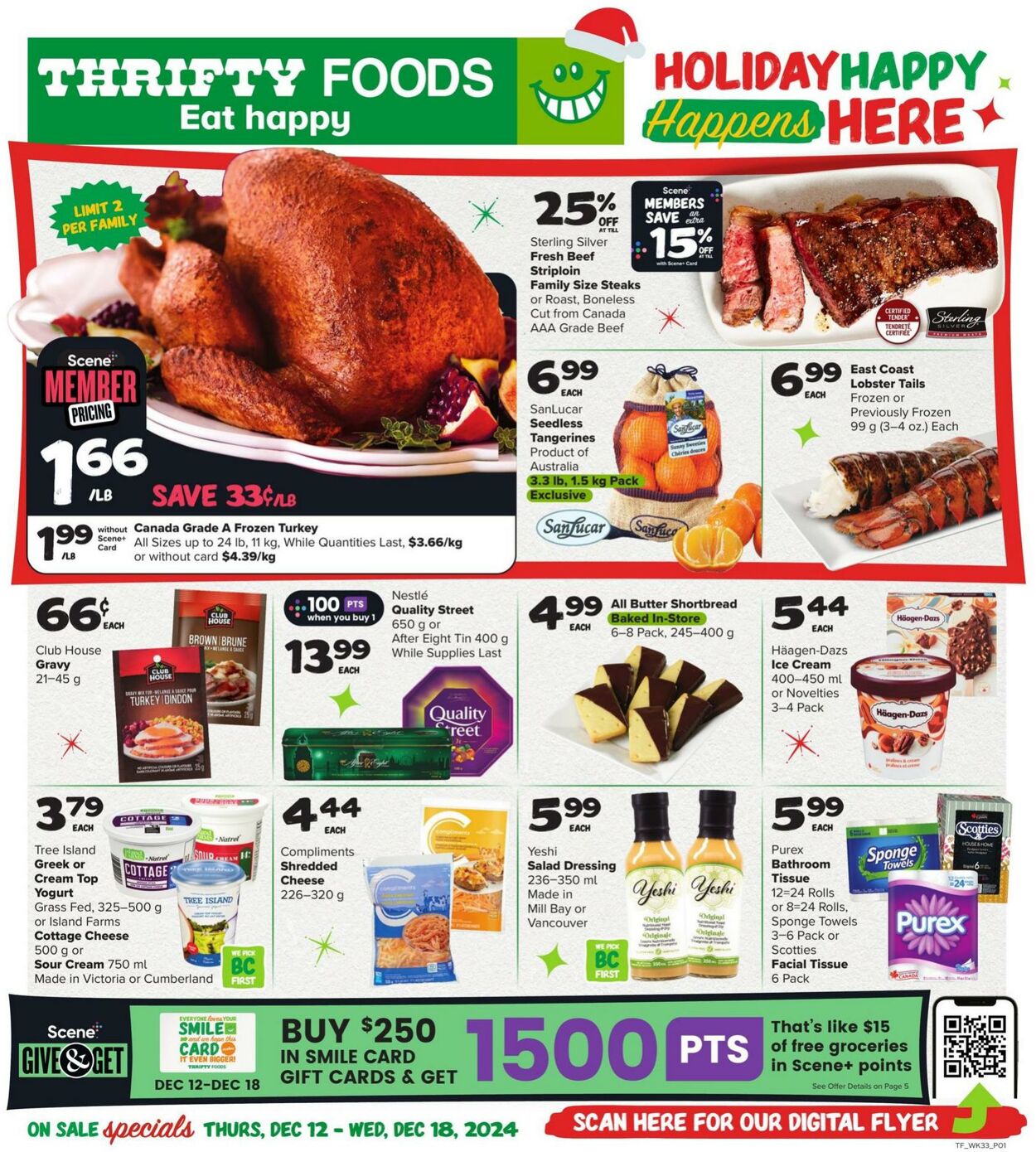 Flyer Thrifty Foods 12.12.2024 - 18.12.2024