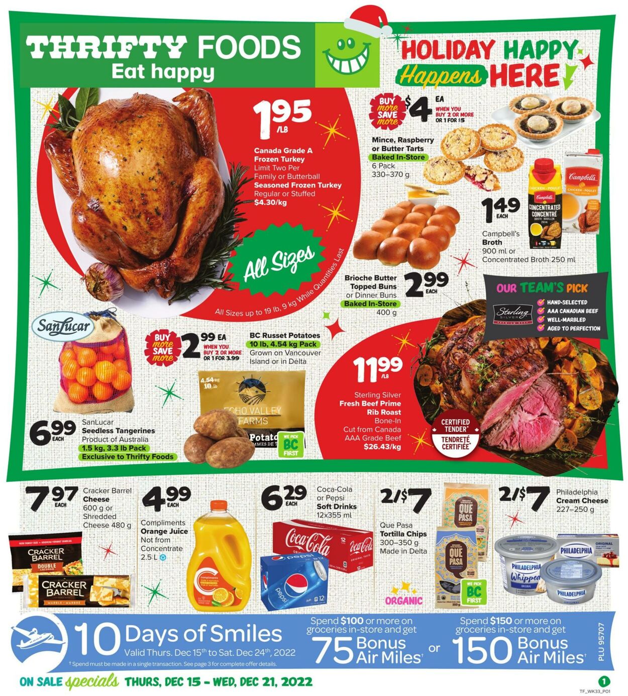 Flyer Thrifty Foods 15.12.2022 - 21.12.2022