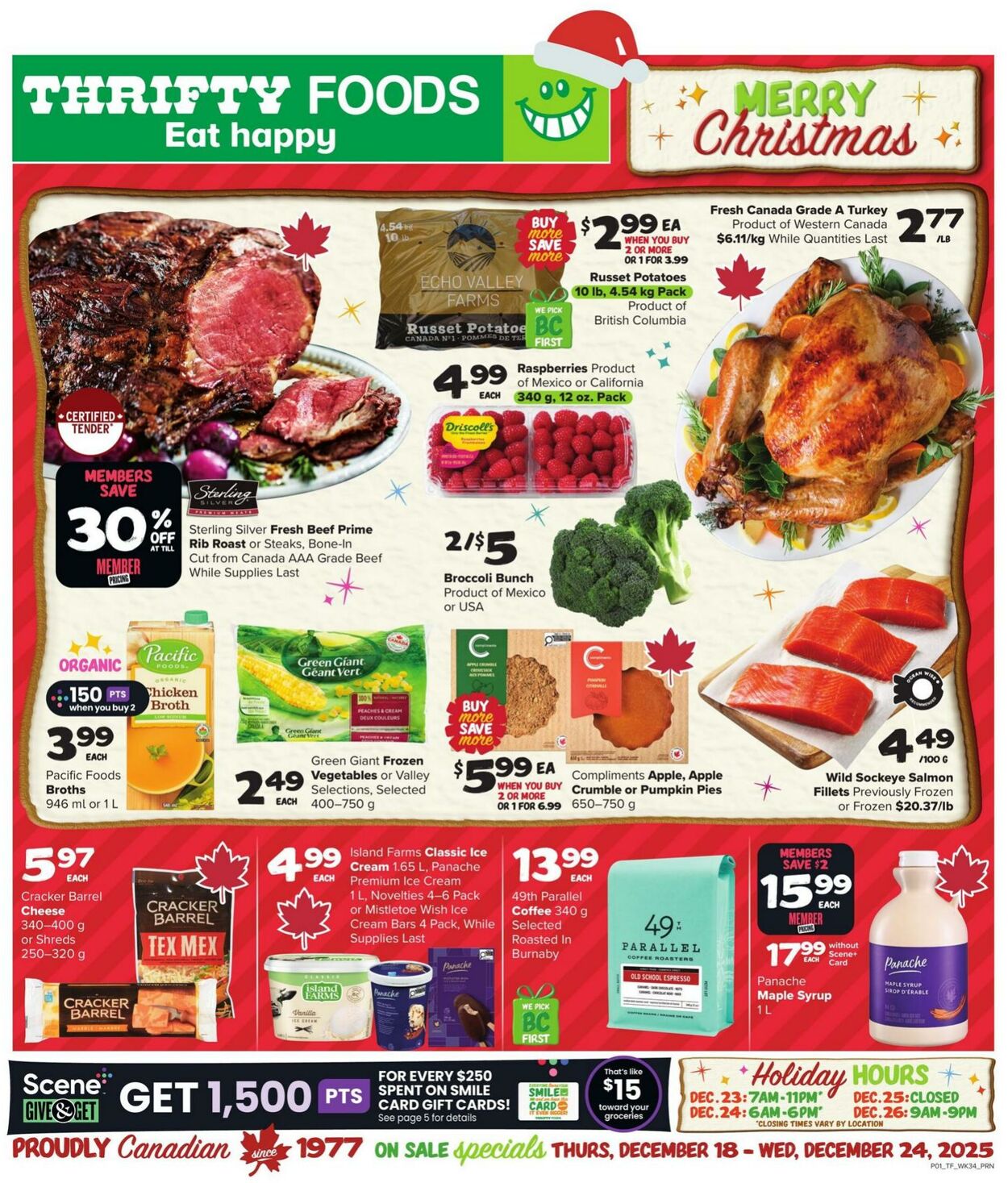 Flyer Thrifty Foods 18.12.2025 - 24.12.2025