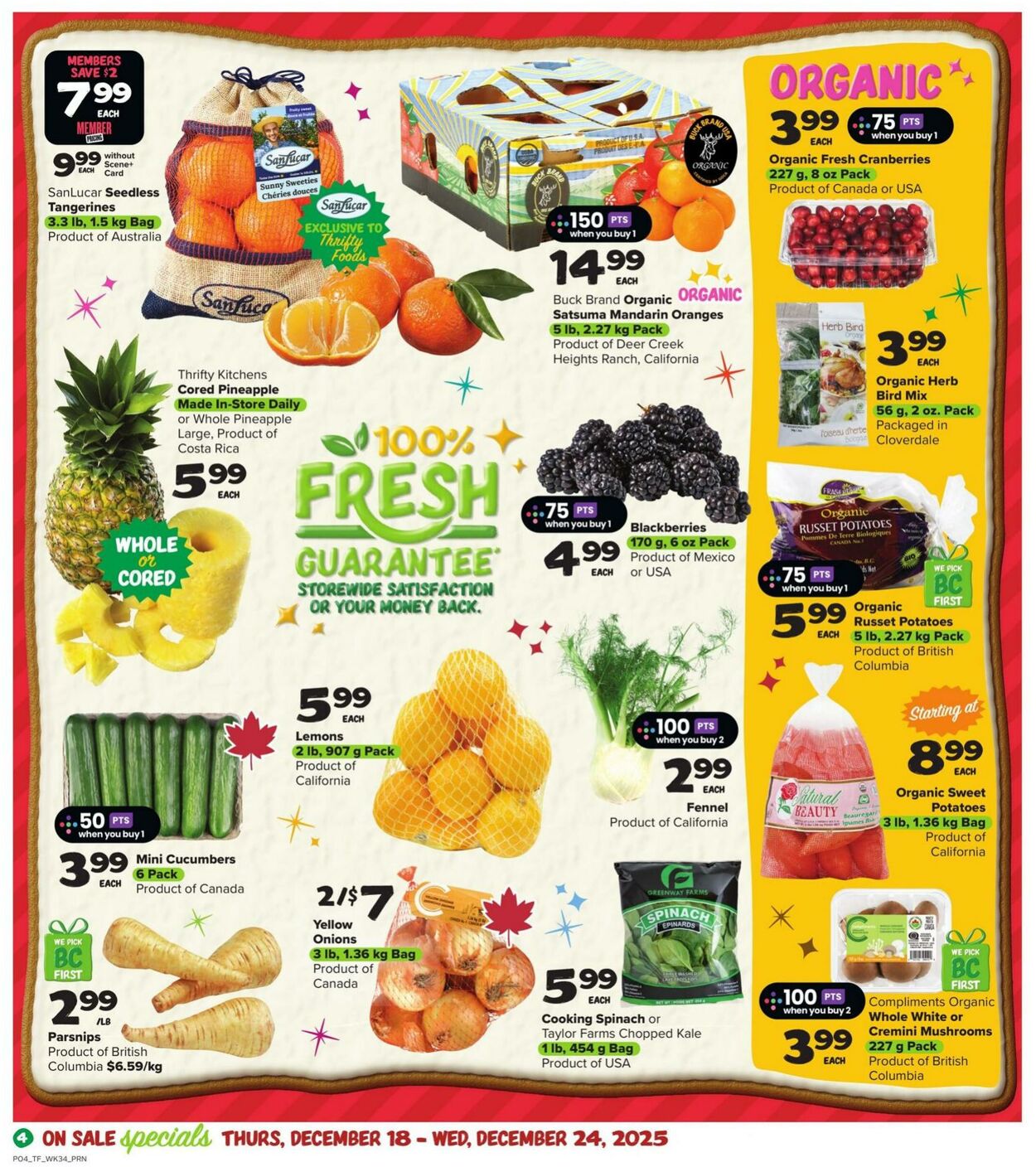 Flyer Thrifty Foods 18.12.2025 - 24.12.2025