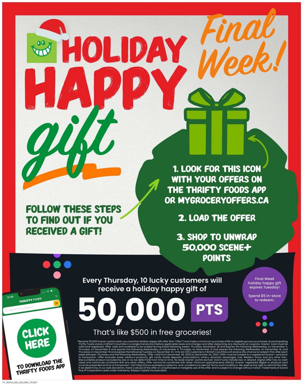 Flyer Thrifty Foods 19.12.2024 - 24.12.2024