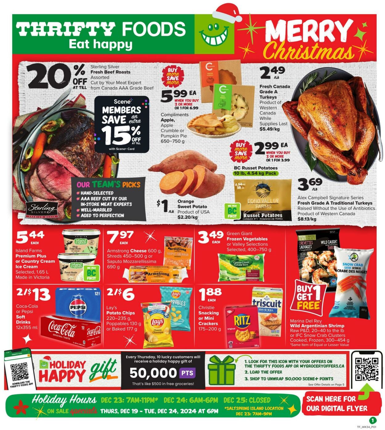 Flyer Thrifty Foods 19.12.2024 - 24.12.2024