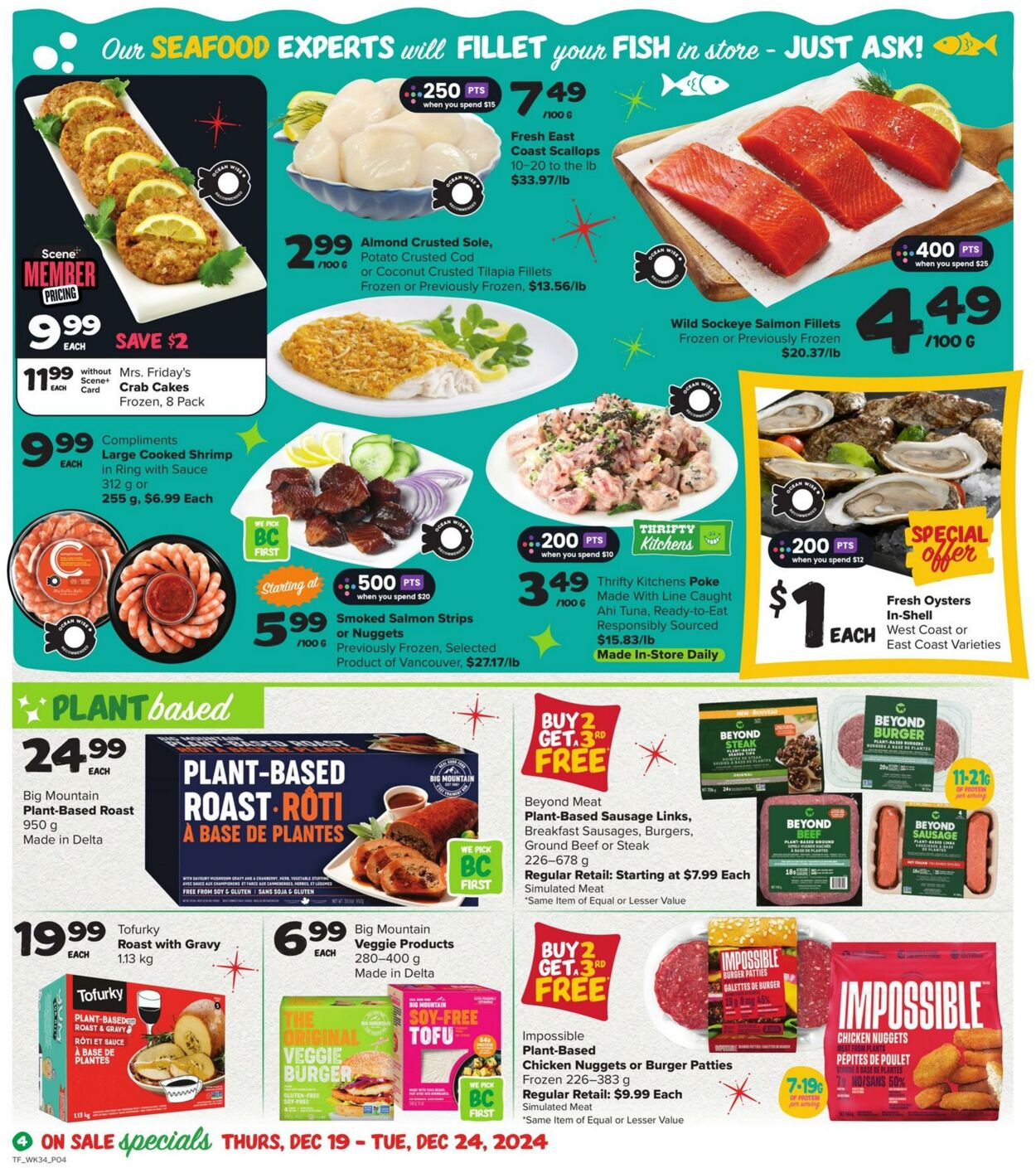 Flyer Thrifty Foods 19.12.2024 - 24.12.2024