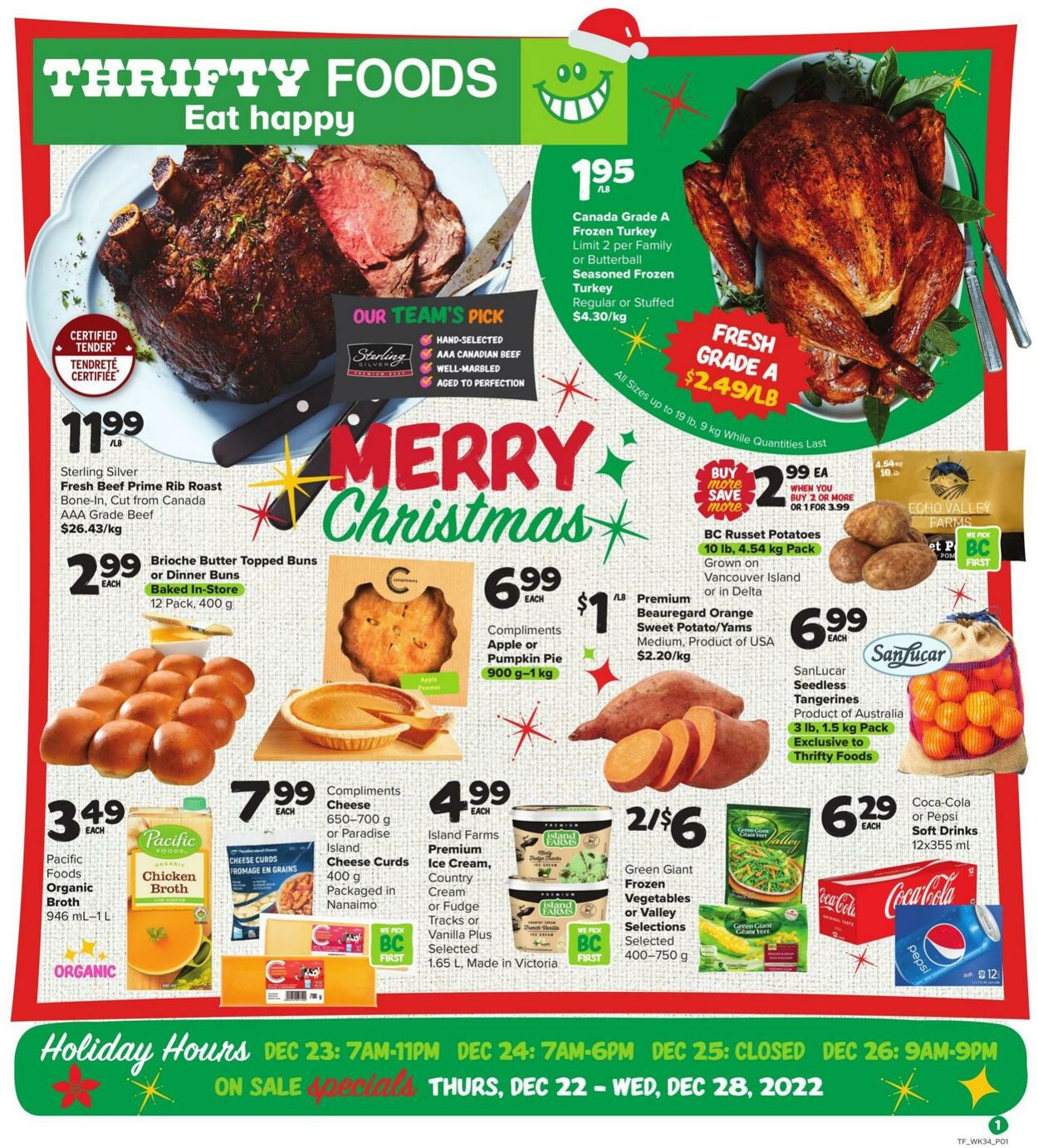 Flyer Thrifty Foods 22.12.2022-28.12.2022