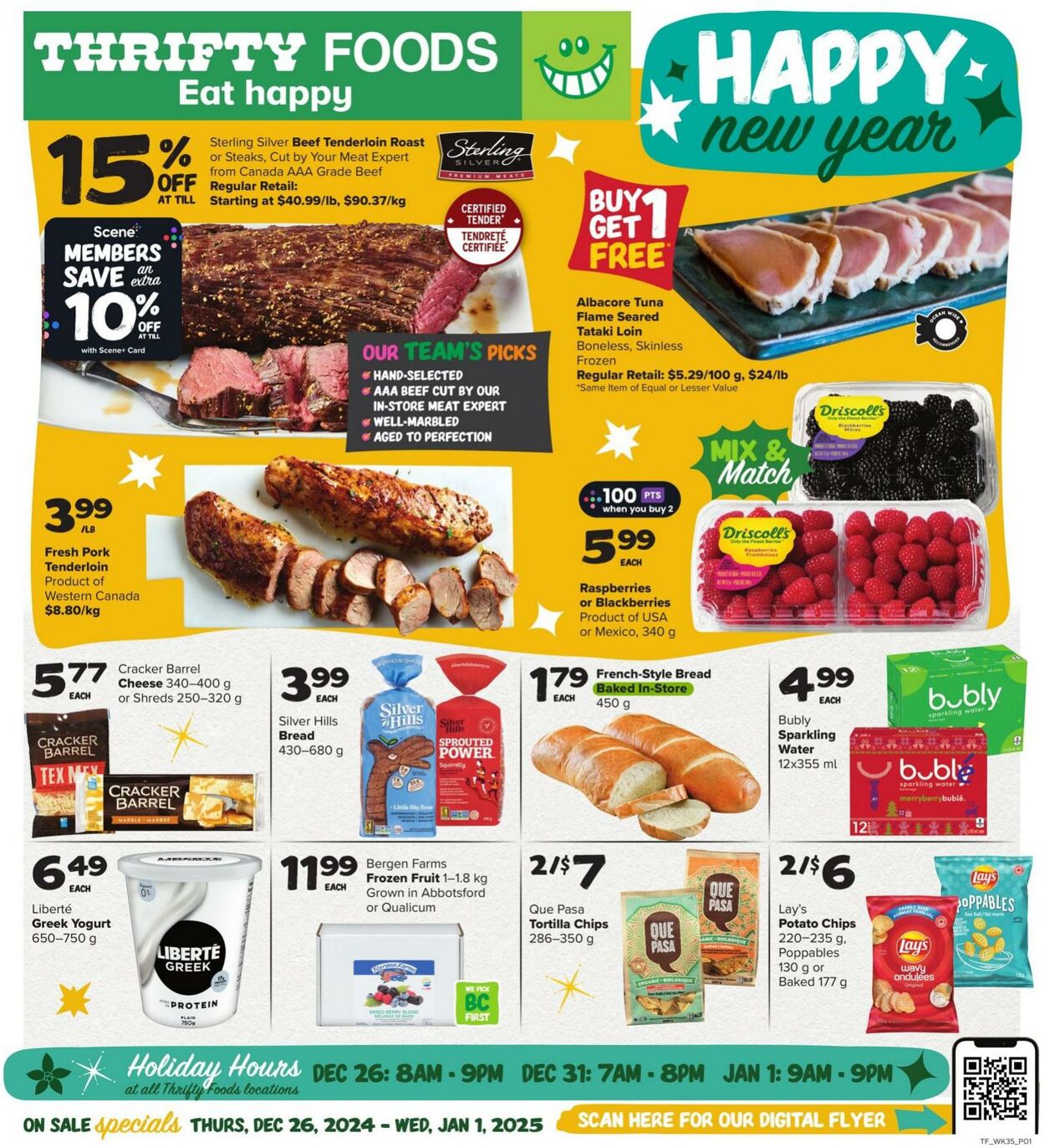 Flyer Thrifty Foods 26.12.2024 - 02.01.2025