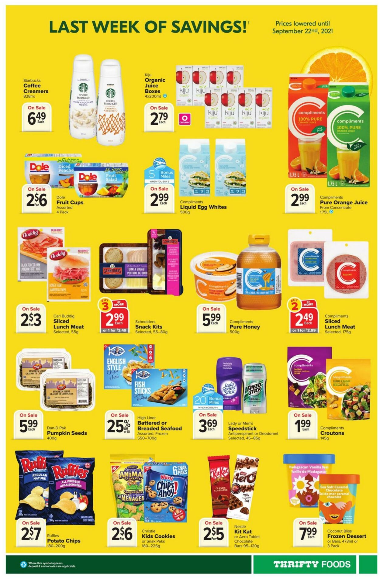 Flyer Thrifty Foods 16.09.2021 - 22.09.2021