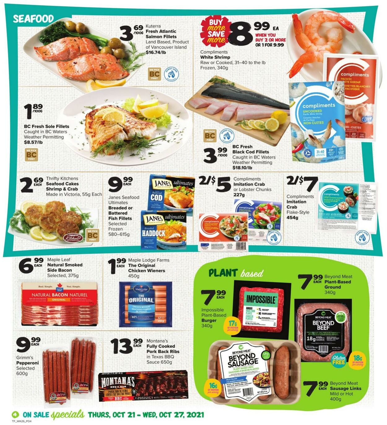 Flyer Thrifty Foods 21.10.2021 - 27.10.2021