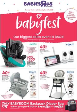 Flyer Babies'R'Us 06.03.2025 - 19.03.2025