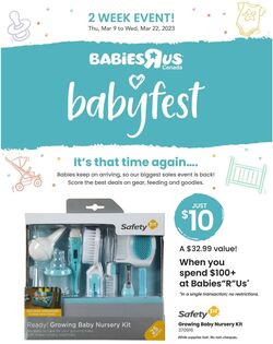 Flyer Babies'R'Us 25.05.2023 - 07.06.2023