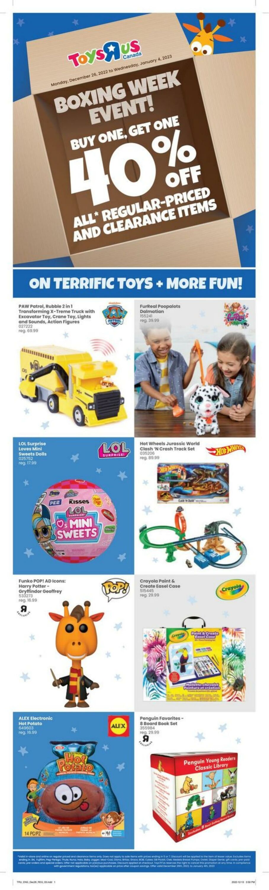 Flyer Toys'R'Us 26.12.2022 - 04.01.2023