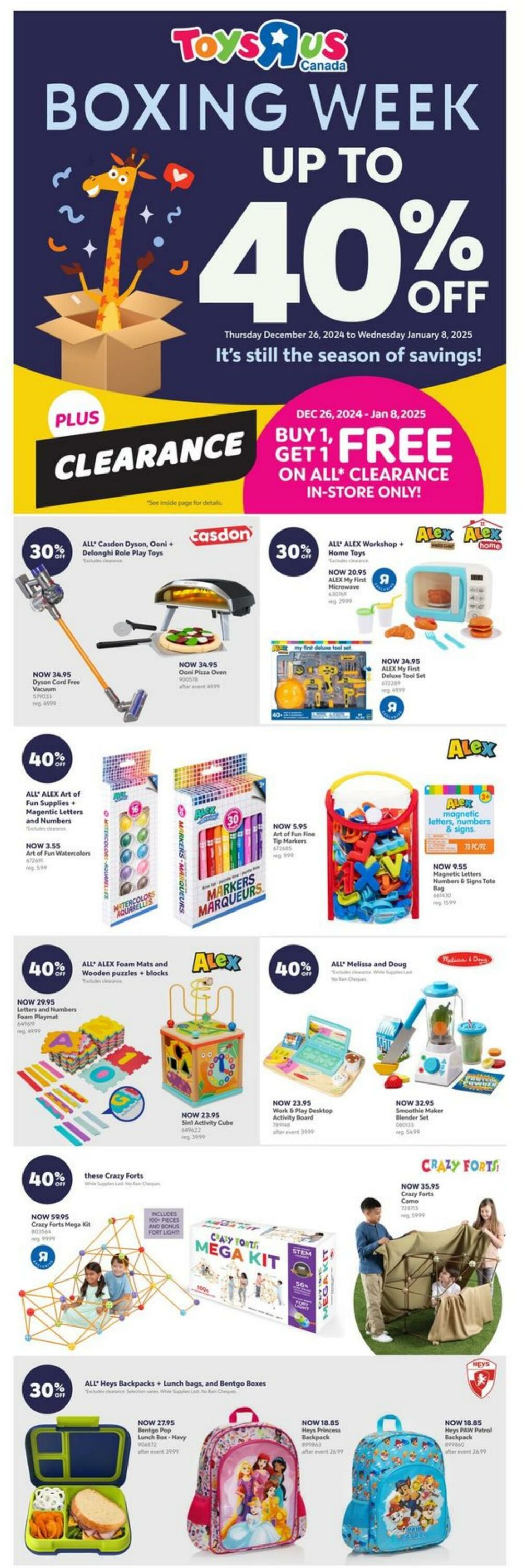 Toys'R'Us Promotional flyers