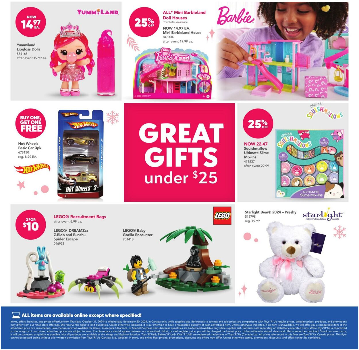 Flyer Toys'R'Us 31.10.2024 - 20.11.2024