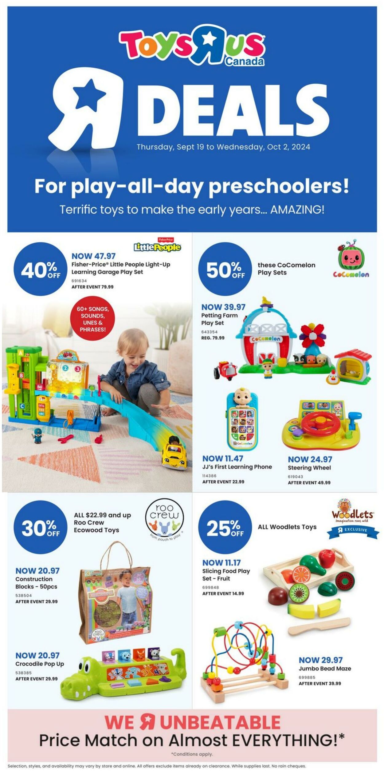 Toys'R'Us Promotional flyers