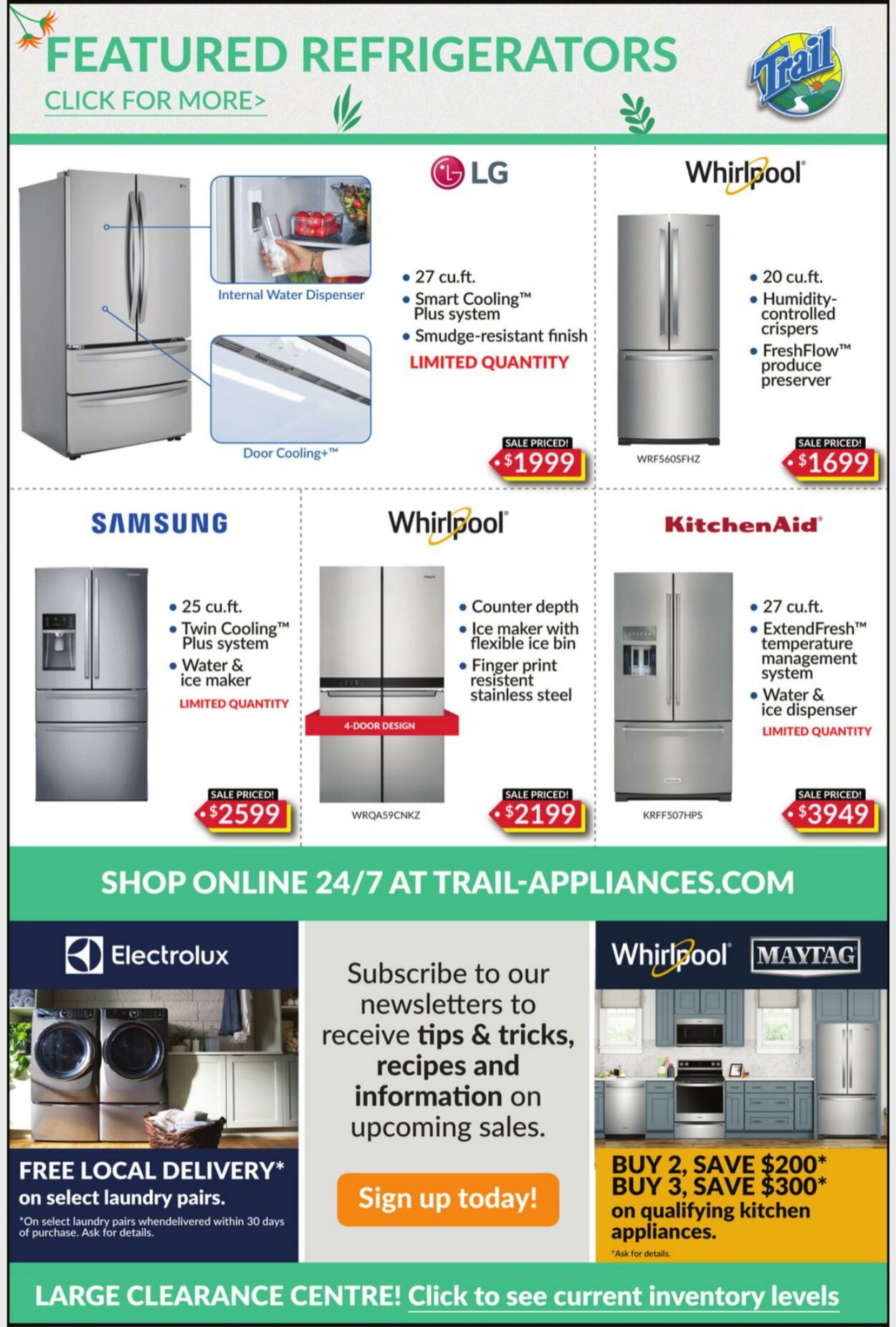 Flyer Trail Appliances 13.04.2023 - 16.04.2023