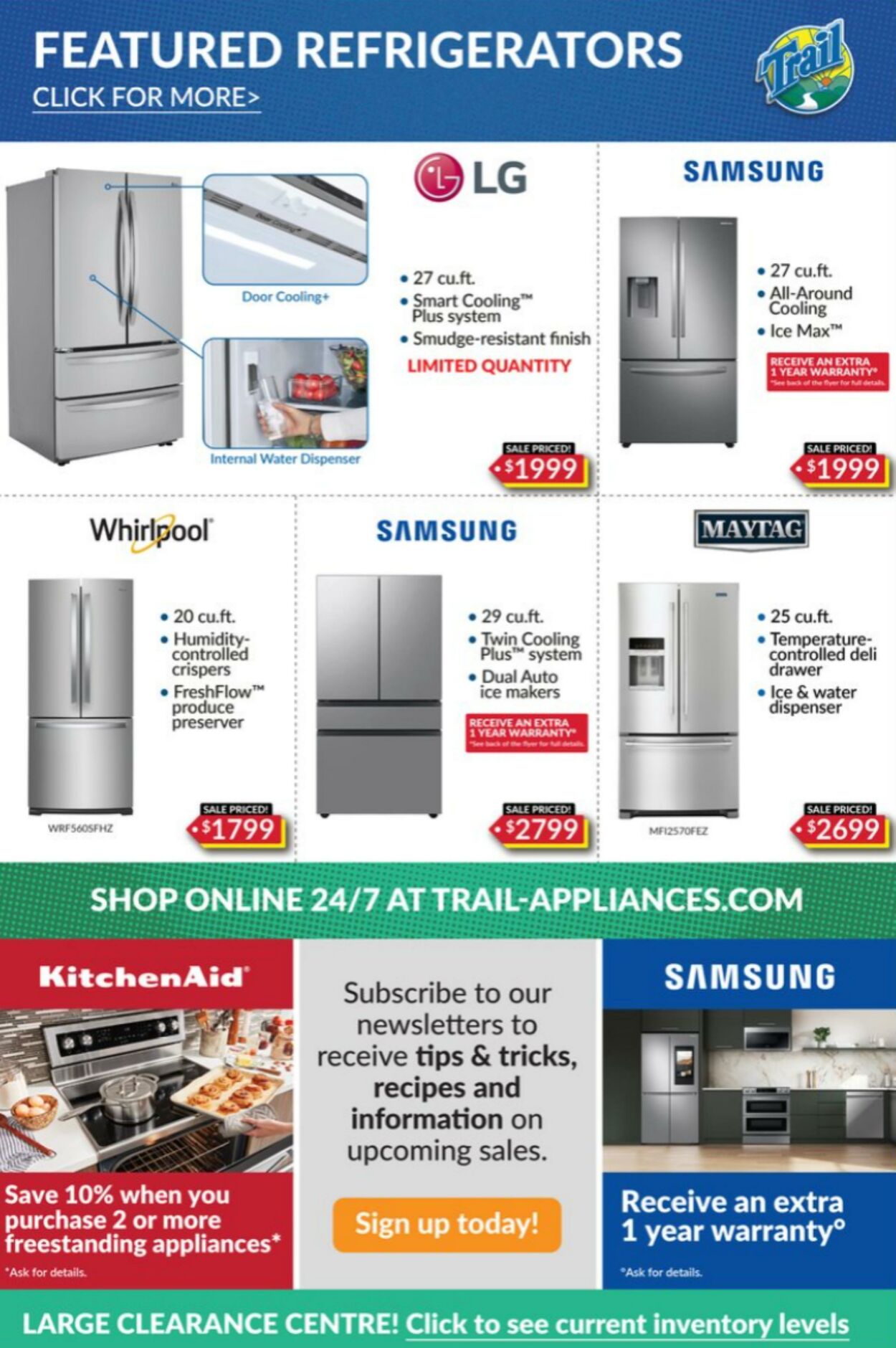Flyer Trail Appliances 04.05.2023 - 07.05.2023