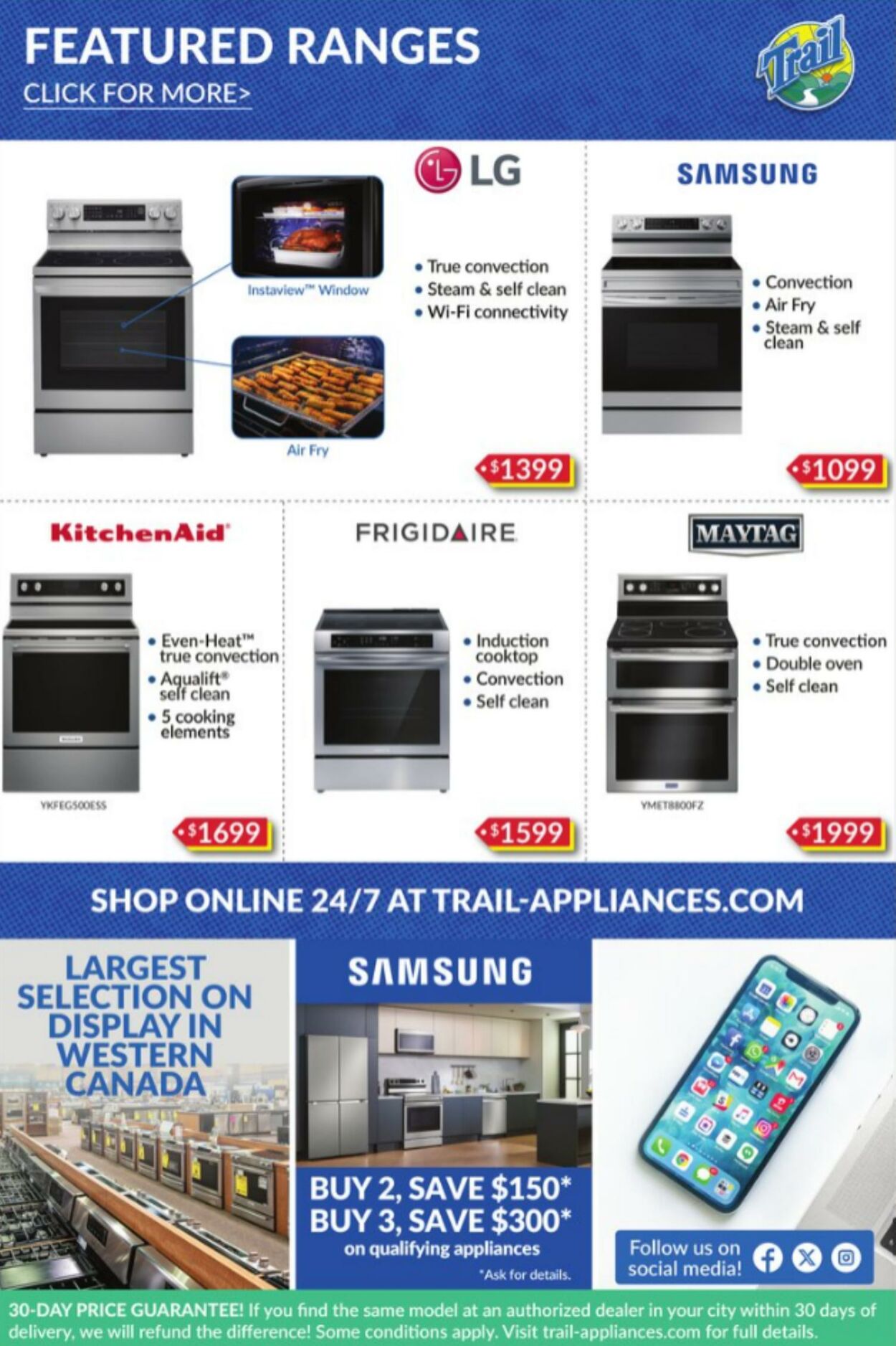 Flyer Trail Appliances 31.08.2023 - 06.09.2023