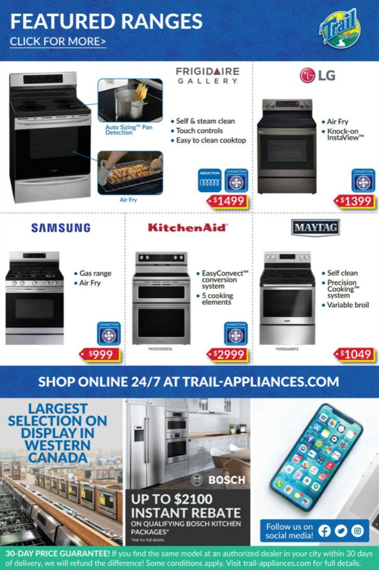 Flyer Trail Appliances 29.09.2022 - 05.10.2022
