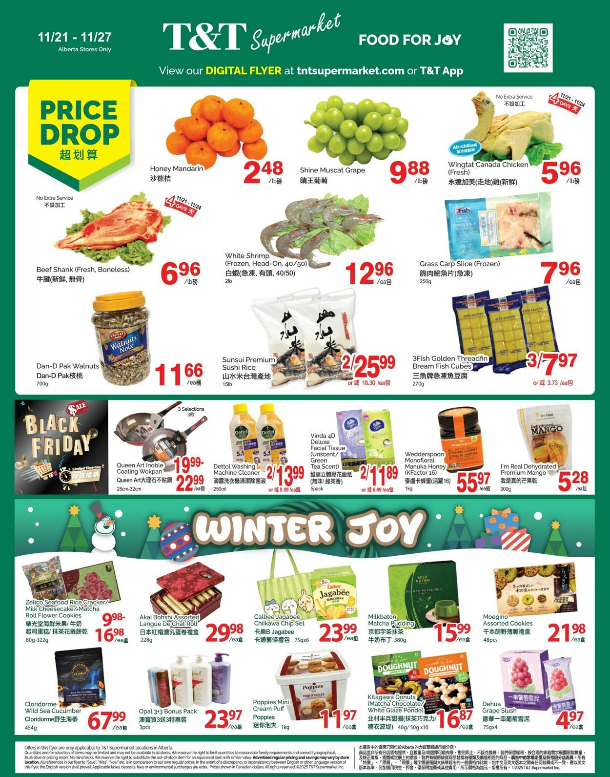 Flyer T&T Supermarket 21.11.2025 - 27.11.2025