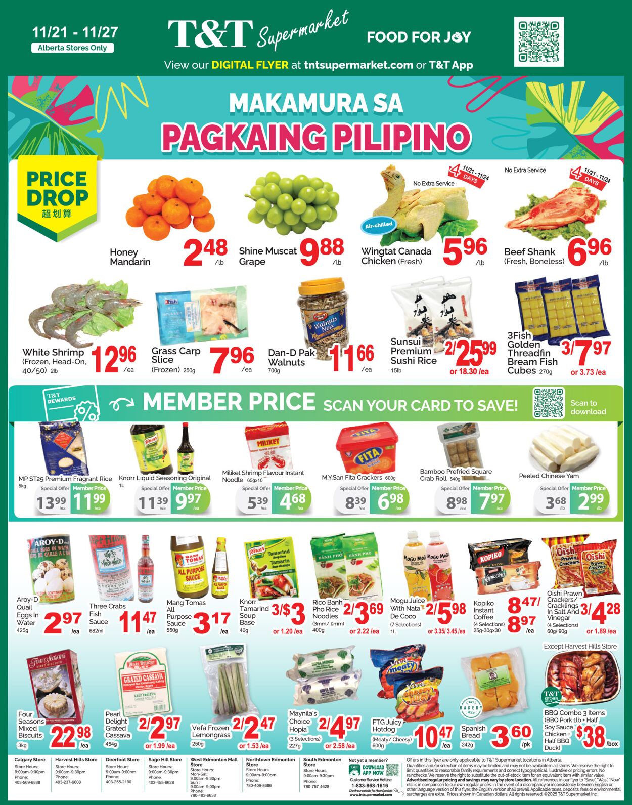 Flyer T&T Supermarket 21.11.2025 - 27.11.2025