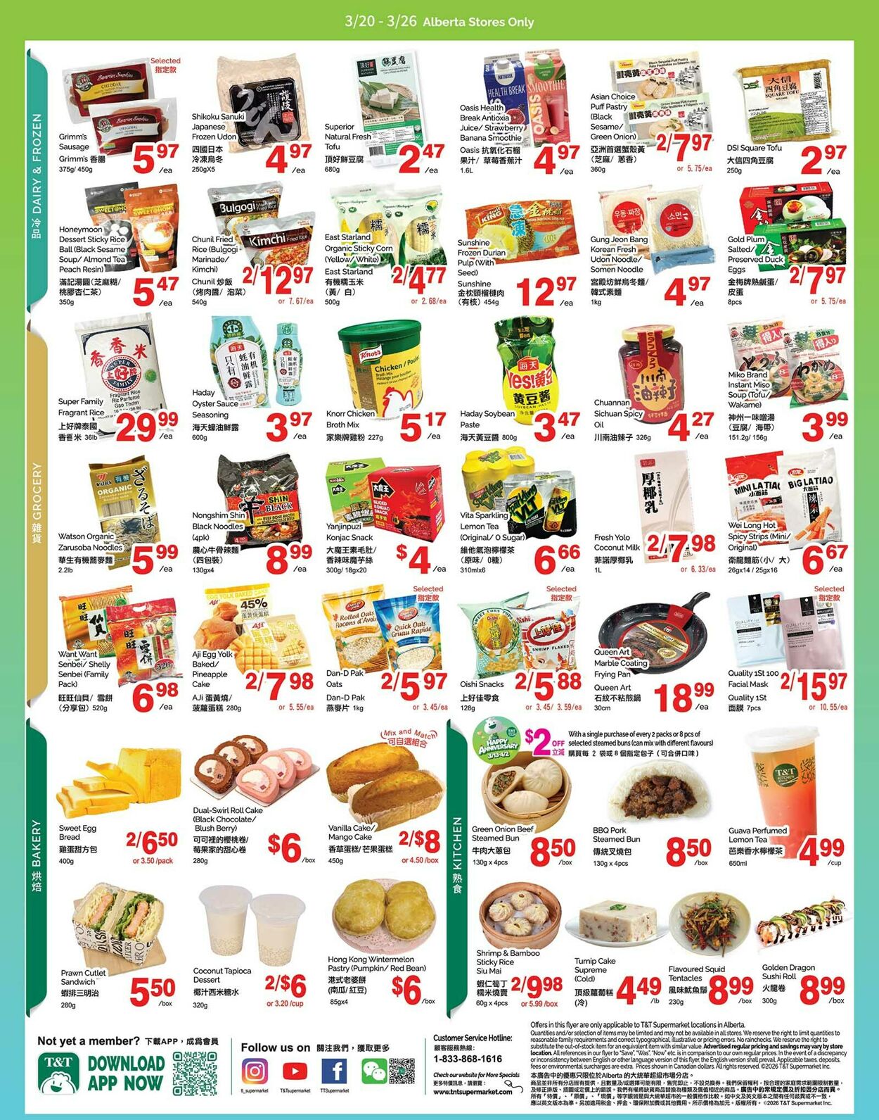 Flyer T&T Supermarket 20.03.2026 - 26.03.2026