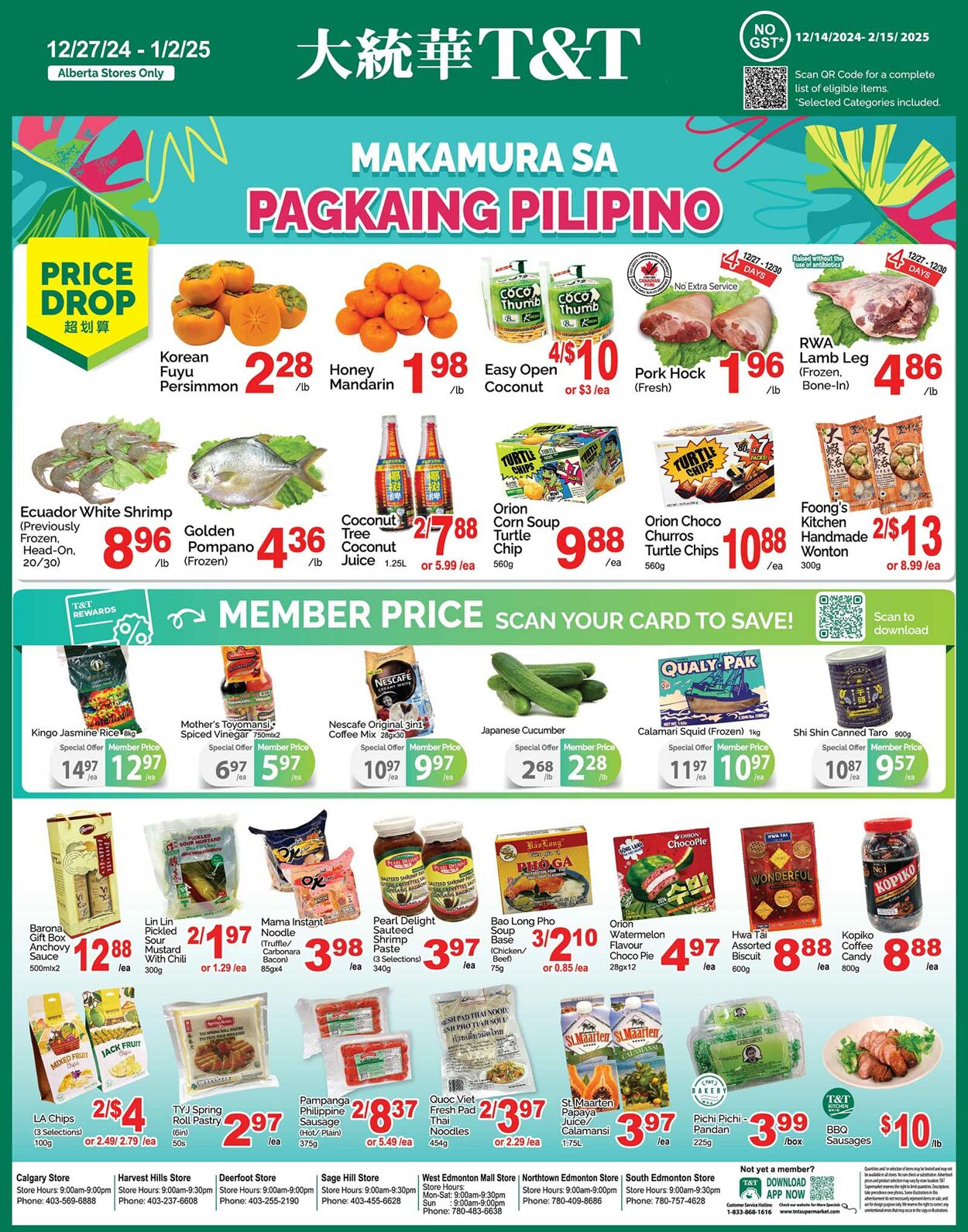 Flyer T&T Supermarket 27.12.2024 - 02.01.2025