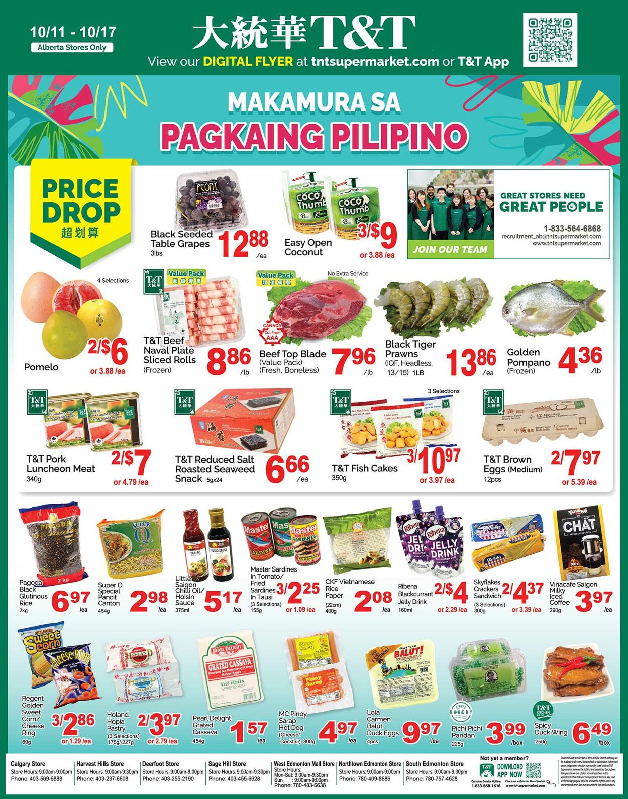 Flyer T&T Supermarket 11.10.2024 - 17.10.2024