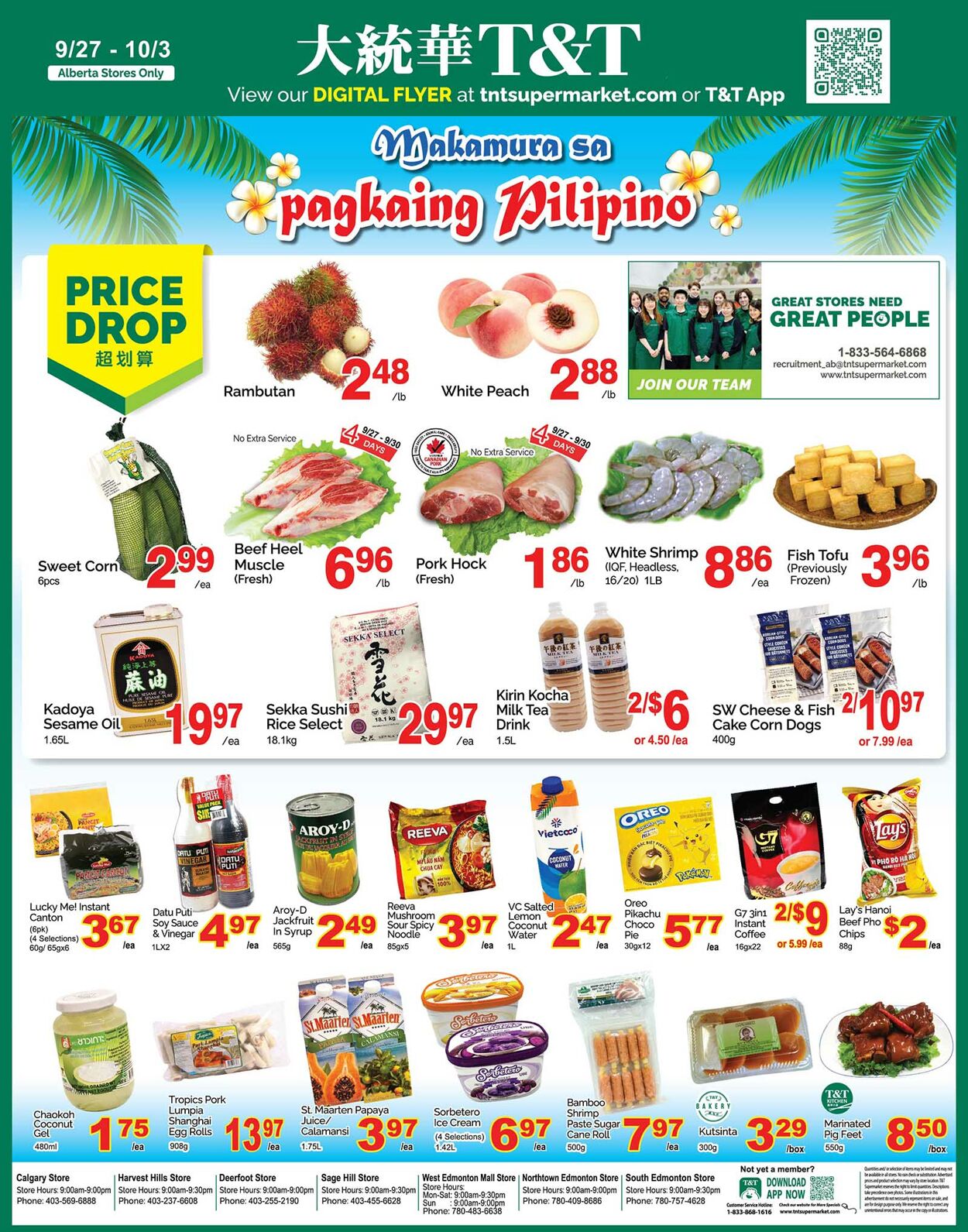 Flyer T&T Supermarket 27.09.2024 - 03.10.2024