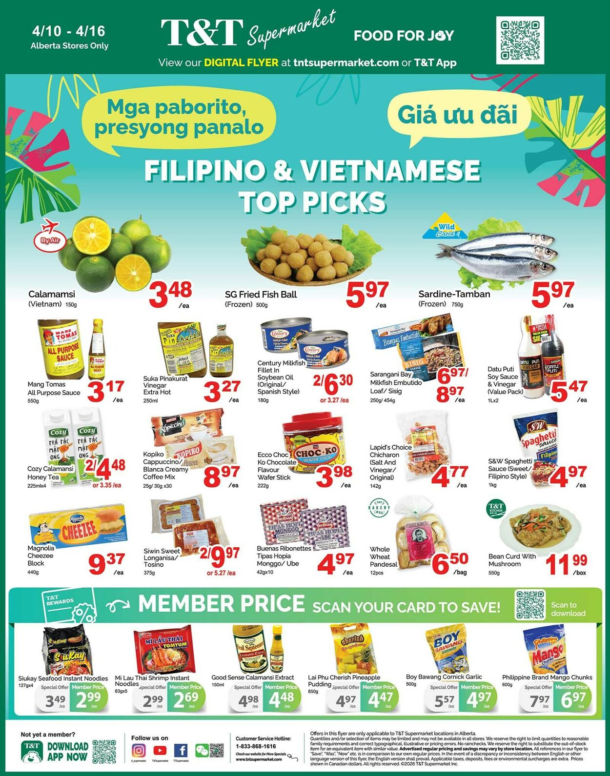 Flyer T&T Supermarket 10.04.2026 - 16.04.2026