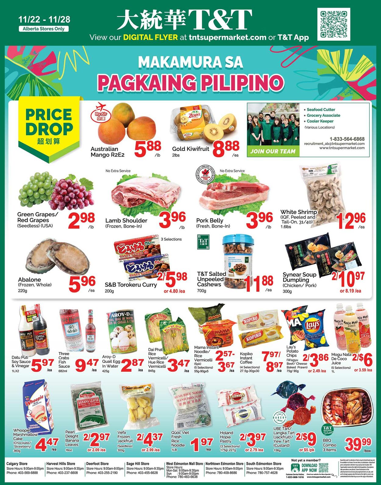 Flyer T&T Supermarket 22.11.2024 - 28.11.2024