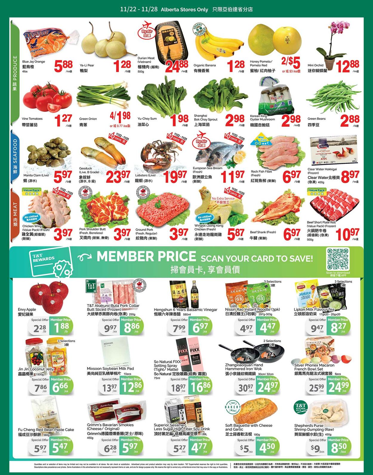 Flyer T&T Supermarket 22.11.2024 - 28.11.2024