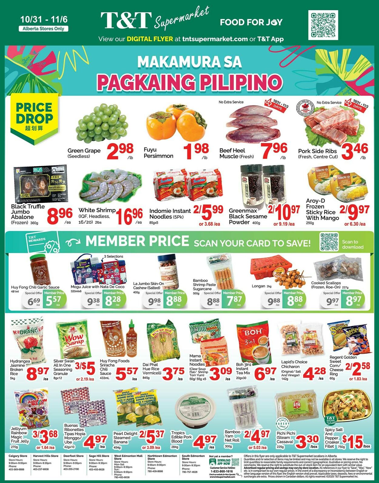 Flyer T&T Supermarket 31.10.2025 - 06.11.2025