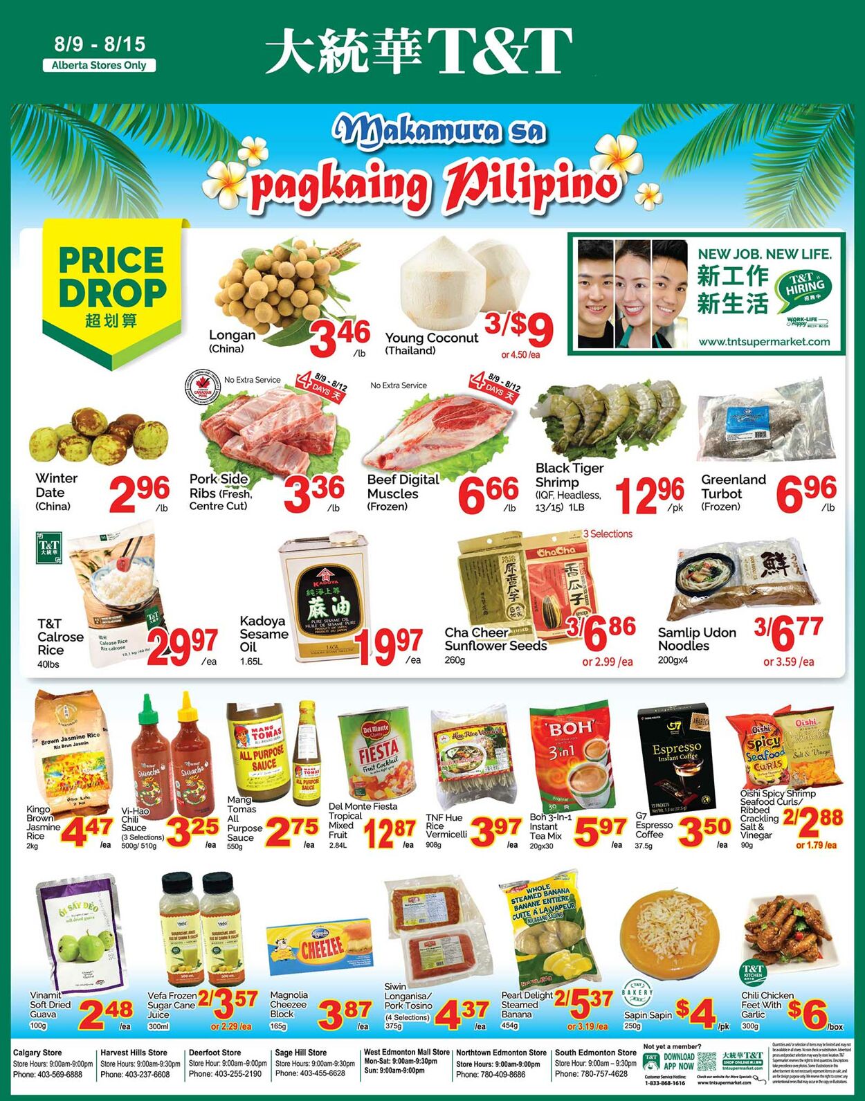 Flyer T&T Supermarket 09.08.2024 - 15.08.2024