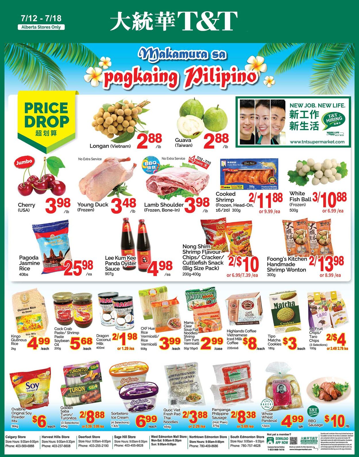 Flyer T&T Supermarket 12.07.2024 - 18.07.2024